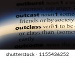 Small photo of outclass word in a dictionary. outclass concept.