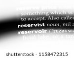 Small photo of reservist word in a dictionary. reservist concept.