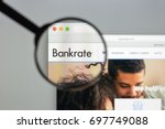 Small photo of Milan, Italy - August 10, 2017: Bankrate website homepage. It is a consumer financial services company based in New York City. Bankrate.com, perhaps its best-known brand, is a personal finance website