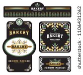 bakery branding template and... | Shutterstock .eps vector #1106431262