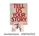 Tell Us Your Story Card...