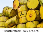 Radioactive waste barrels