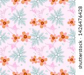 seamless flowers vector for... | Shutterstock .eps vector #1426476428