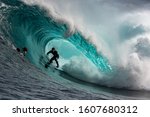 Big Wave Surfer In A Perfect...