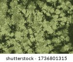 Green Camo Tie Dye Background
