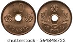 Finland Finnish Coin 10 Ten...