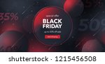 black friday special offer.... | Shutterstock .eps vector #1215456508