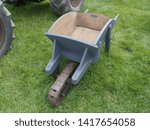 Small photo of 27th May 2019- A 1920's tracked wheelbarrow built by Roadless Taction Ltd being displayed at a classic vehicle show near Newcastle Emlyn, Ceredigion, Wales, UK.