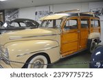 Small photo of DEER LODGE, Montana, USA - October 01, 2023: Exhibition of old and calssic cars in the Olda Montana Prison and Auto museum Complex, Deer Lodge, Montana, USA
