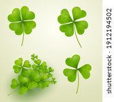 saint patricks green set of... | Shutterstock .eps vector #1912194502