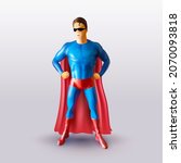 super hero. vector illustration.... | Shutterstock .eps vector #2070093818