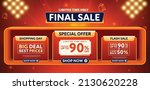 final sale banner template... | Shutterstock .eps vector #2130620228