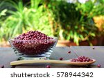 organic red mung or adzuki... | Shutterstock . vector #578944342