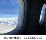 clouds. view from the window of ... | Shutterstock . vector #1238257102
