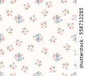 simple cute pattern in small... | Shutterstock .eps vector #558712285