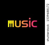 music creative design  the... | Shutterstock .eps vector #1539688172