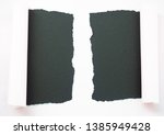 torn white paper isolated on... | Shutterstock . vector #1385949428