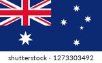 australia flag. vector.... | Shutterstock .eps vector #1273303492