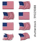 flag of usa | Shutterstock . vector #59325088