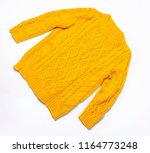 Female Orange Knitted Sweater...