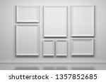 set of many various shapes... | Shutterstock . vector #1357852685