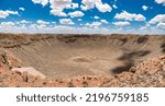 Famous Meteor Crater in Arizona, Popular Tourist Attraction of a Natural Phenomenon