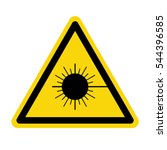 laser radiation sign  stock... | Shutterstock .eps vector #544396585