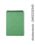 Open spiral bound notepad with...