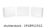 3d white clear mini boxes... | Shutterstock .eps vector #1918911512