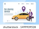 car sharing service advertising ... | Shutterstock .eps vector #1499939528