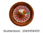 game table roulette from elite casino isolated on white background
