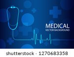 medical abstract background ... | Shutterstock .eps vector #1270683358