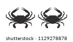 Crab Silhouette. Logo. Isolated ...
