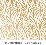 vector illustration of leaves... | Shutterstock .eps vector #719710198