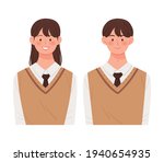 korean student character vector ... | Shutterstock .eps vector #1940654935