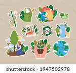earth day  eco friendly concept ... | Shutterstock .eps vector #1947502978