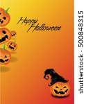 happy halloween poster | Shutterstock .eps vector #500848315