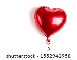 Inflatable heart in red color...