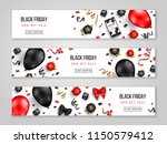 black friday sale horizontal... | Shutterstock .eps vector #1150579412