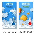 vertical posters set with... | Shutterstock .eps vector #1849739362