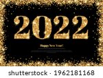 happy new year 2022 greeting... | Shutterstock .eps vector #1962181168