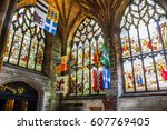 edinburgh  scotland   june 5 ... | Shutterstock . vector #607769405