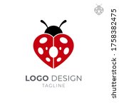 Love Ladybug Logo  Simple Flat...