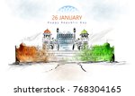 republic day  a republic day is ... | Shutterstock .eps vector #768304165