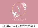 y letter logo design with... | Shutterstock .eps vector #1939393645