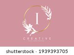 i letter logo design with... | Shutterstock .eps vector #1939393705
