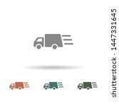 truck icon vector icon . lorem... | Shutterstock .eps vector #1447331645