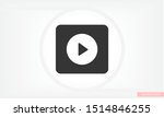 play vector icon . lorem ipsum... | Shutterstock .eps vector #1514846255