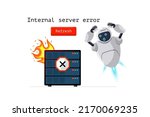 internal server error website... | Shutterstock .eps vector #2170069235