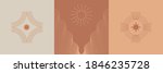vector set of linear boho icons ... | Shutterstock .eps vector #1846235728